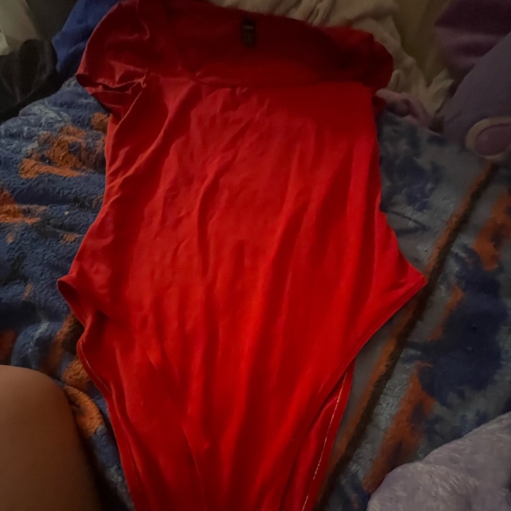 SHEIN Red Jumpsuit